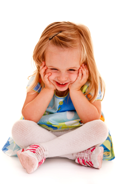 young female toddler getting a dentist for children 