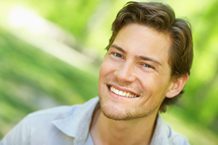 A happy young man with a healthy smile